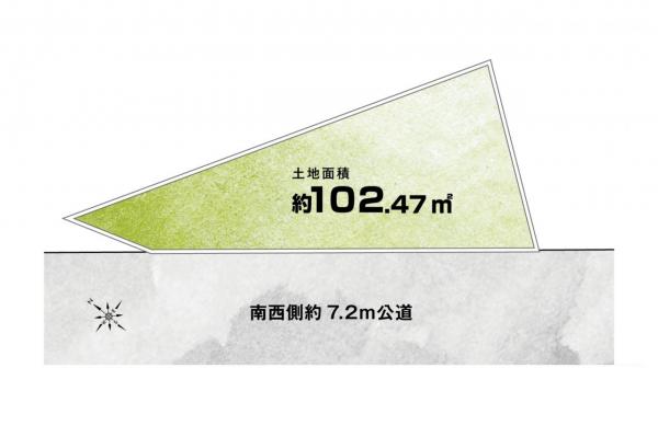 【住協のお預かり物件】飯能市川寺　土地 区画図