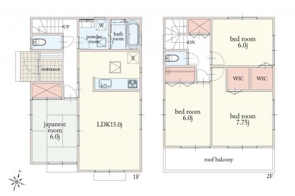 中古一戸建て 入間郡三芳町大字藤久保 東武東上線鶴瀬駅 2,680万円