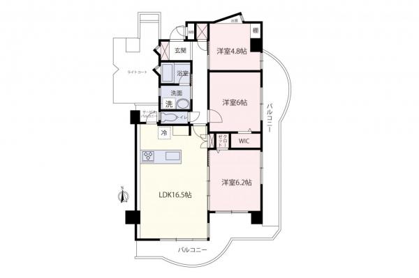 レスポワール西みずほ台II　4階 間取り図
