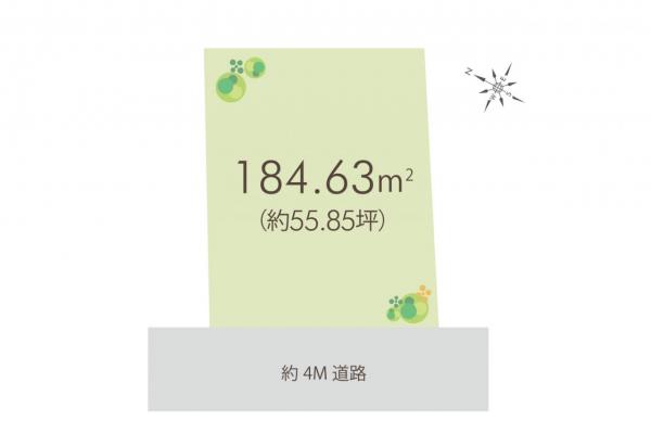 土地 狭山市大字水野 西武新宿線入曽駅 2,280万円