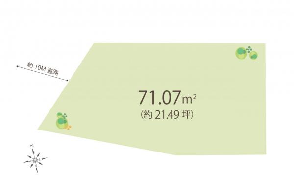 土地 所沢市東狭山ケ丘３丁目 西武池袋線狭山ヶ丘駅 1,590万円