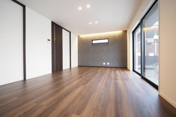 日高市原宿　新築戸建 リビングダイニング