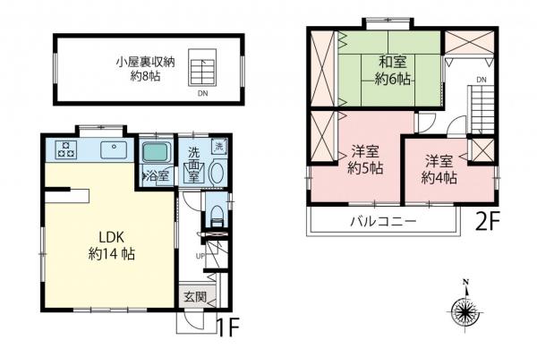 中古一戸建て 所沢市東狭山ケ丘１丁目 西武池袋線狭山ヶ丘駅 1,980万円
