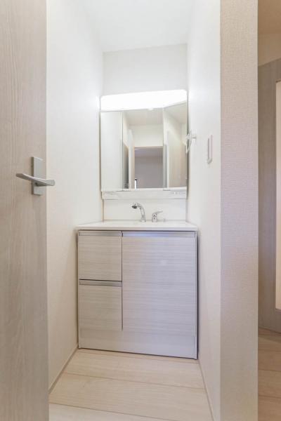 【土地40坪・4ＬＤＫ】川越市藤間　新築一戸建て 洗面化粧台