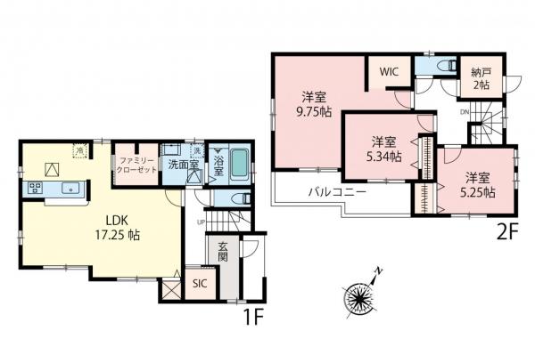 新築一戸建て 川越市大字藤間 東武東上線新河岸駅 3,930万円～4,080万円