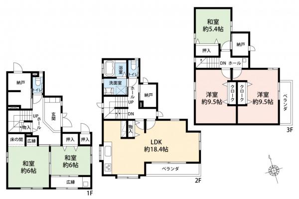 中古一戸建て 入間市大字下藤沢 西武池袋線武蔵藤沢駅 3,380万円