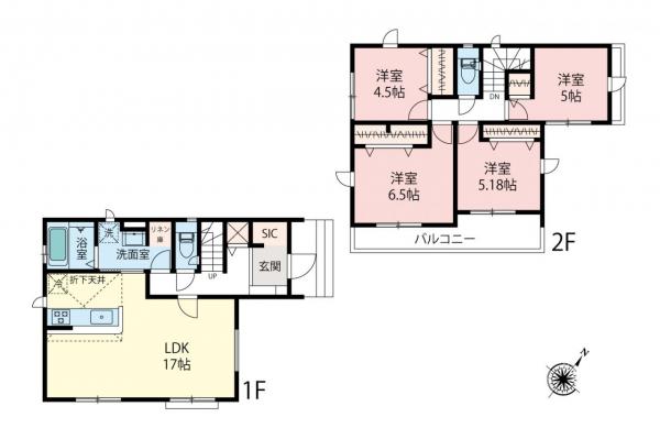 新築一戸建て 志木市中宗岡３丁目 東武東上線志木駅 3,180万円～3,580万円