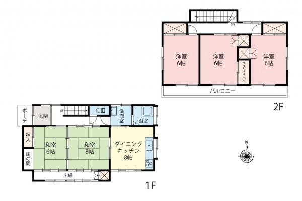 中古一戸建て 飯能市大字双柳 JR八高線（八王子〜高麗川）東飯能駅 1,280万円