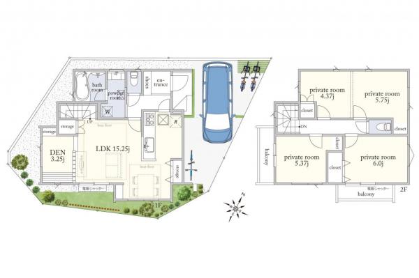 【価格改定】完全提案型住宅「OBLIS（オブリス）」 オブリス大泉学園Ⅲ 間取り図