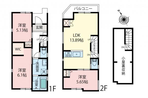 新築一戸建て 練馬区向山４丁目 西武池袋線中村橋駅 6,580万円