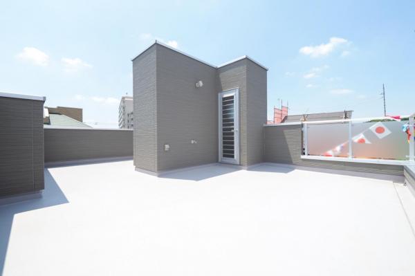 【見学予約受付中♪／角地／スカイバルコニー】清瀬市中里5丁目　未入居一戸建て バルコニー