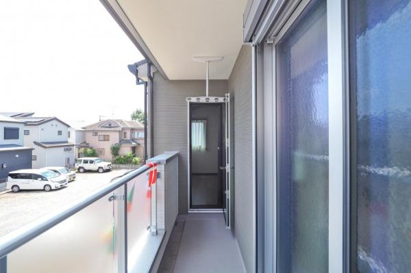 【見学予約受付中♪／角地／スカイバルコニー】清瀬市中里5丁目　未入居一戸建て バルコニー