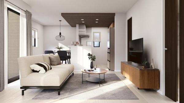 狭山市柏原　新築一戸建て 完成予想図（内観）