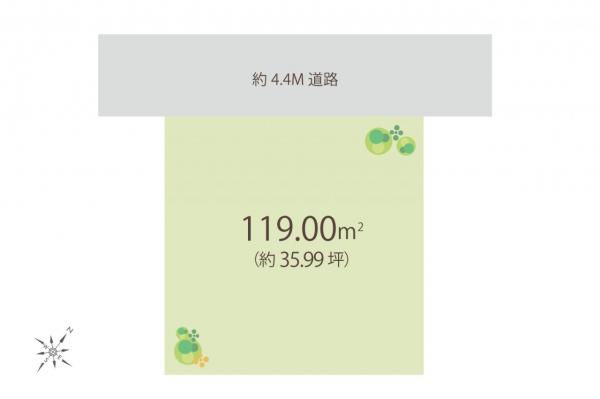 土地 坂戸市千代田１丁目 東武東上線若葉駅 1,750万円