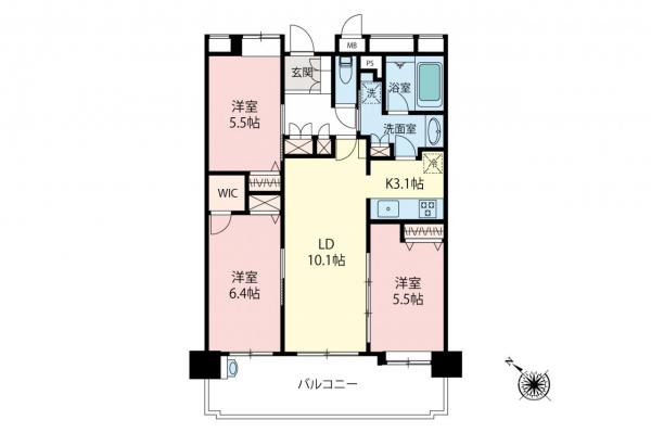 パラモド朝霞台　11階 間取り図