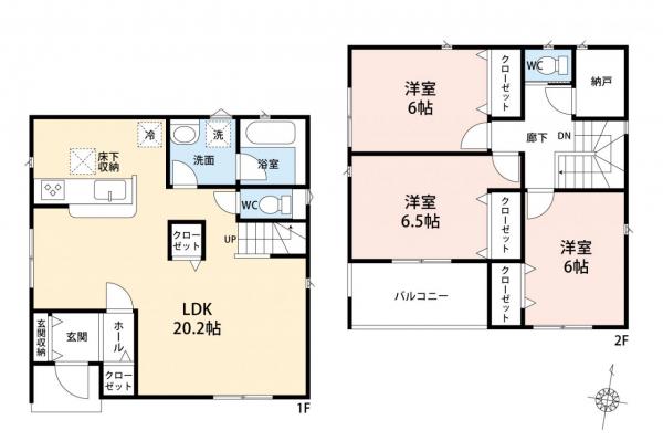 新築一戸建て 入間市大字南峯 JR八高線（八王子〜高麗川）金子駅 2,190万円～2,390万円