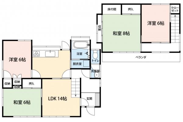 中古一戸建て 狭山市広瀬東２丁目 西武新宿線狭山市駅 1,380万円