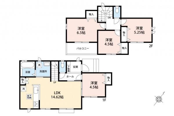 新築一戸建て 狭山市大字水野 西武新宿線入曽駅 3,090万円～3,190万円