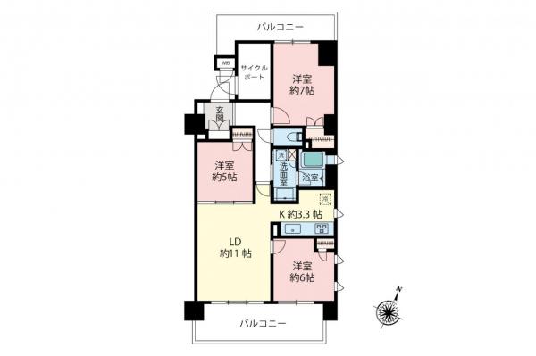 中古マンション ふじみ野市うれし野２丁目 東武東上線ふじみ野駅 4,480万円