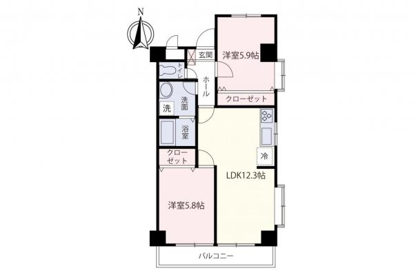 中古マンション 所沢市東所沢和田1丁目 JR武蔵野線東所沢駅 2,080万円