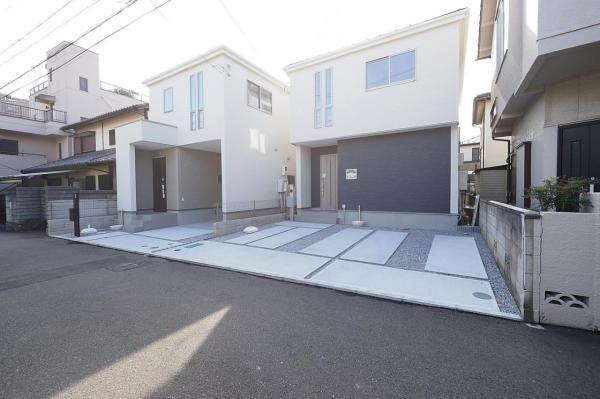 所沢市けやき台1丁目　新築一戸建て 前面道路含む現地写真