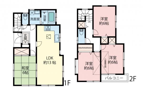 中古一戸建て 朝霞市根岸台８丁目 東武東上線和光市駅 3,380万円