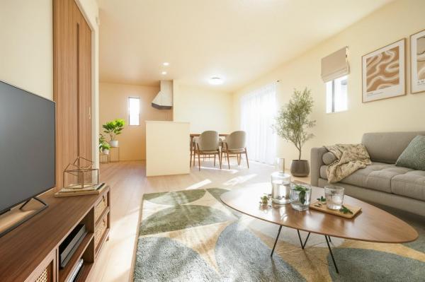 狭山市大字北入曽　新築一戸建て リビングダイニング