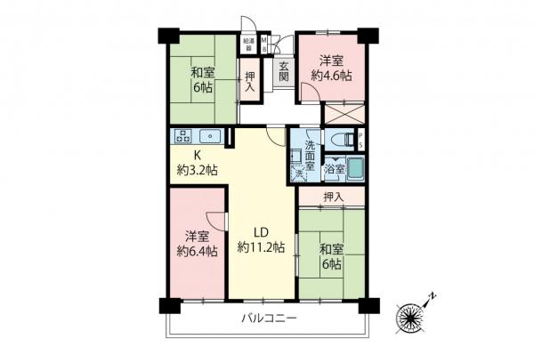 中古マンション 入間郡三芳町みよし台 東武東上線みずほ台駅 1,630万円