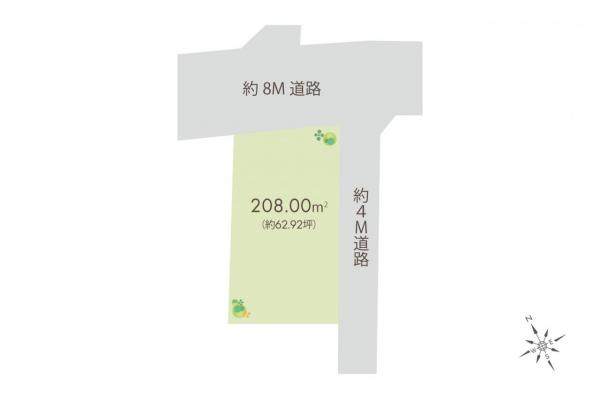 土地 所沢市上新井１丁目 西武池袋線西所沢駅 6,200万円
