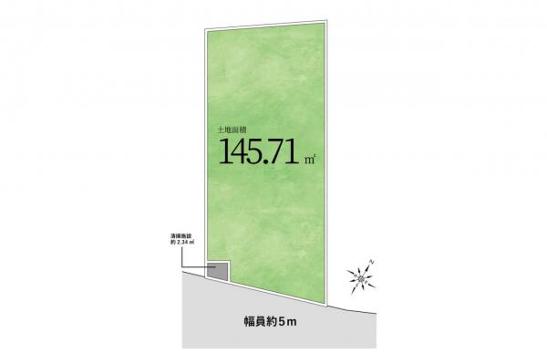 土地 清瀬市竹丘１丁目 西武池袋線清瀬駅 3,530万円