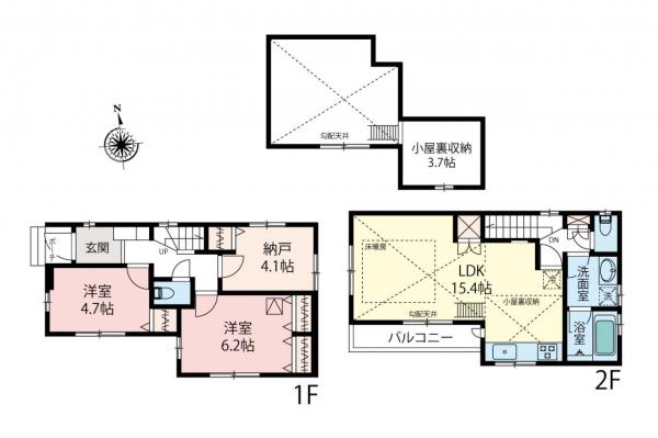 新築一戸建て 板橋区西台２丁目 都営三田線西台駅 5,480万円