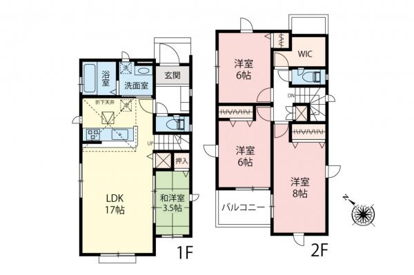新築一戸建て 富士見市大字水子 東武東上線みずほ台駅 3,370万円～3,880万円