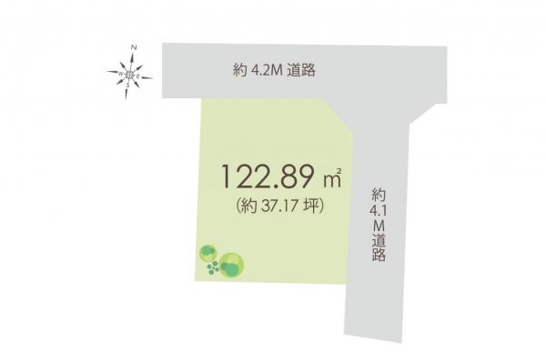 土地 川越市的場新町 JR川越線的場駅 1,880万円