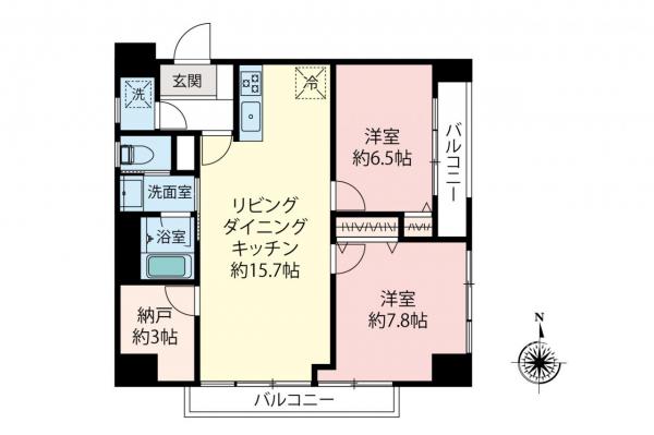 中古マンション 杉並区梅里１丁目 丸の内線新高円寺駅 4,680万円