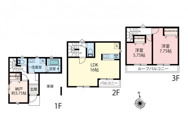 新築一戸建て 新座市栄５丁目 西武池袋線大泉学園駅 3,080万円