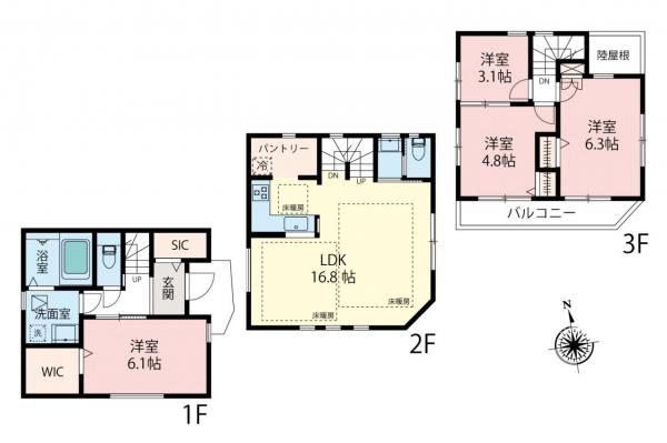 新築一戸建て 和光市白子２丁目 有楽町線地下鉄成増駅 5,380万円
