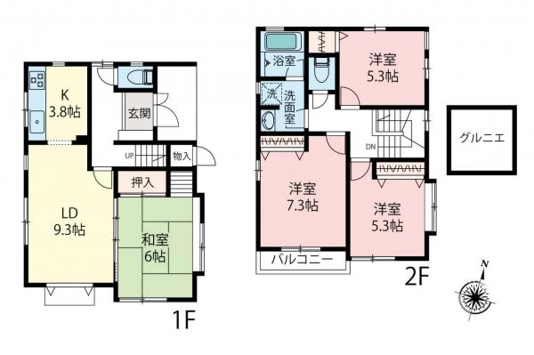 中古一戸建て 西東京市富士町２丁目 西武新宿線東伏見駅 4,880万円