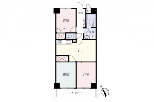 【売主／リフォーム／ペットOK】アルビオンシティ大泉学園 間取り図