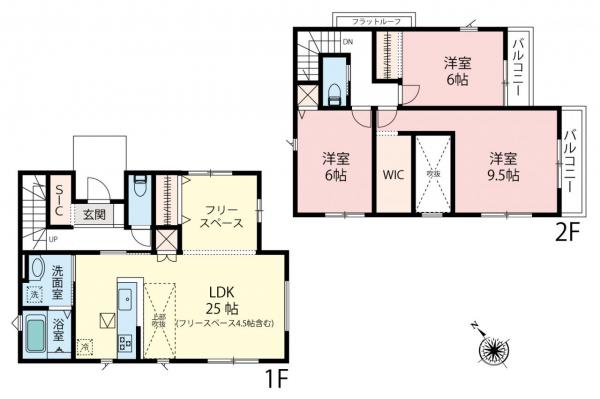 新築一戸建て ふじみ野市元福岡１丁目 東武東上線上福岡駅 4,198万円～4,398万円