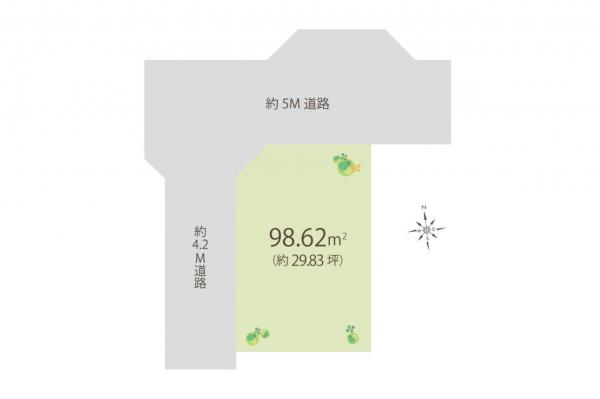 土地 川越市霞ケ関北２丁目 東武東上線霞ケ関駅 2,180万円