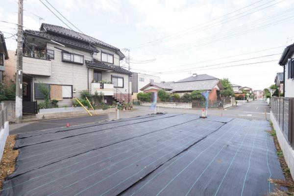 【角地／スーパー徒歩1分】川越市霞ケ関北2丁目　土地 現地土地写真