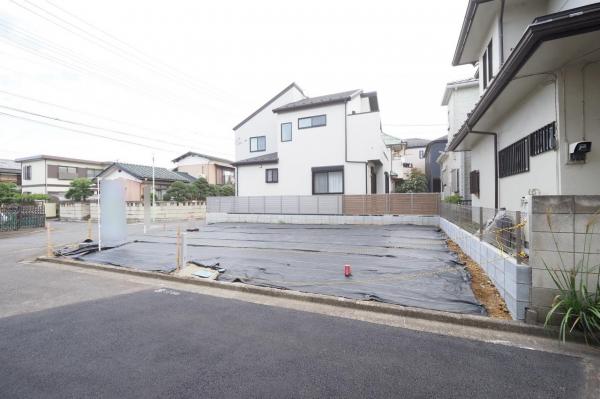【角地／スーパー徒歩1分】川越市霞ケ関北2丁目　土地 現地土地写真