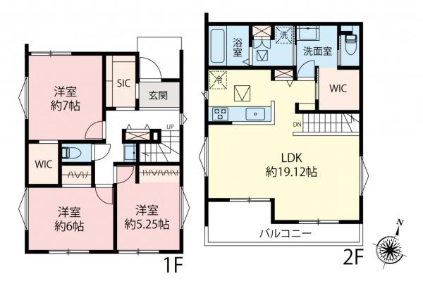 新築一戸建て 東村山市秋津町５丁目 JR武蔵野線新秋津駅 5,780万円