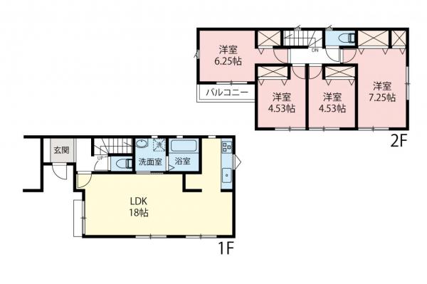 中古一戸建て 川越市大字砂新田 東武東上線新河岸駅 2,280万円