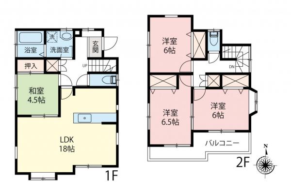中古一戸建て 日高市大字高萩 JR川越線武蔵高萩駅 1,830万円