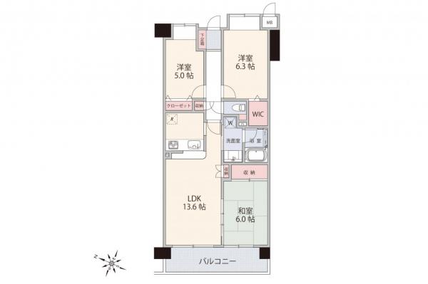 【住協だけのお預かり物件】チサンロイヤルステージ狭山 間取り図