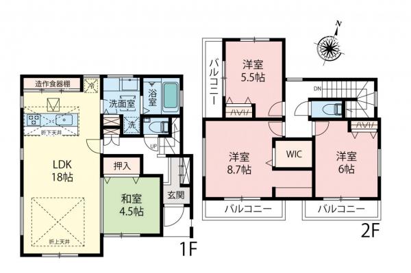 新築一戸建て 川越市諏訪町 東武東上線上福岡駅 4,280万円