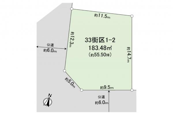 所沢市北秋津　土地 