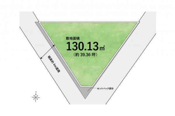 土地 東久留米市新川町１丁目 西武池袋線東久留米駅 3,380万円