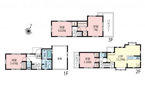 中古一戸建て 富士見市針ケ谷２丁目 東武東上線みずほ台駅 3,099万円